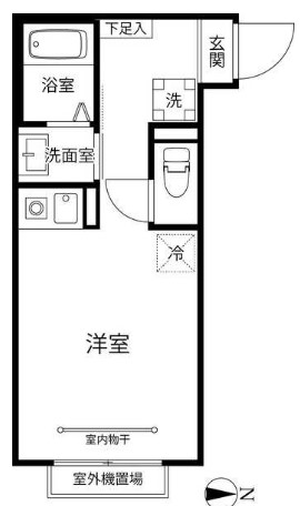 Ｔ’ｓ　Ｃｕｏｒｅ赤羽志茂・105号室の間取り