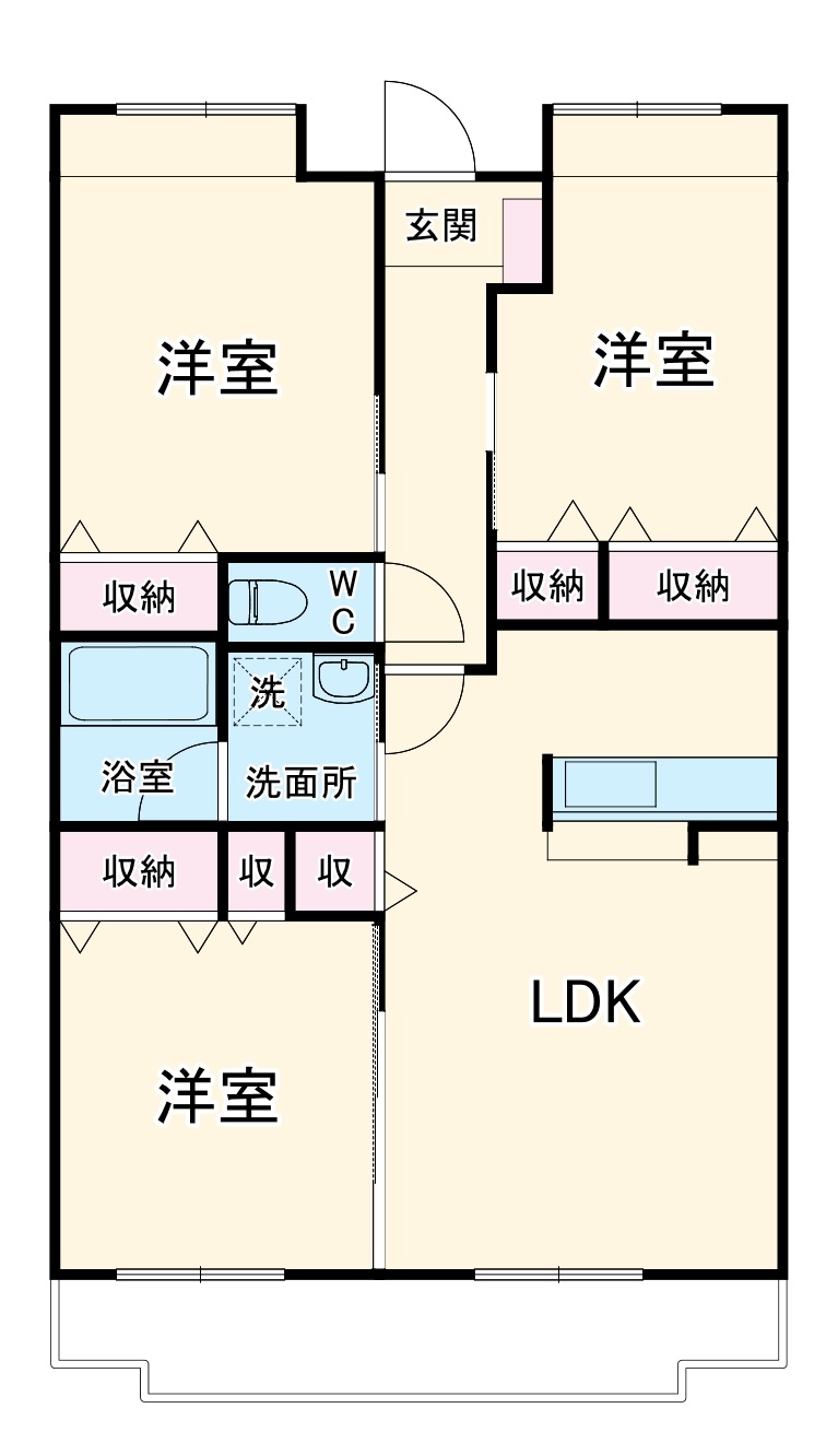 Kグラシアの間取り