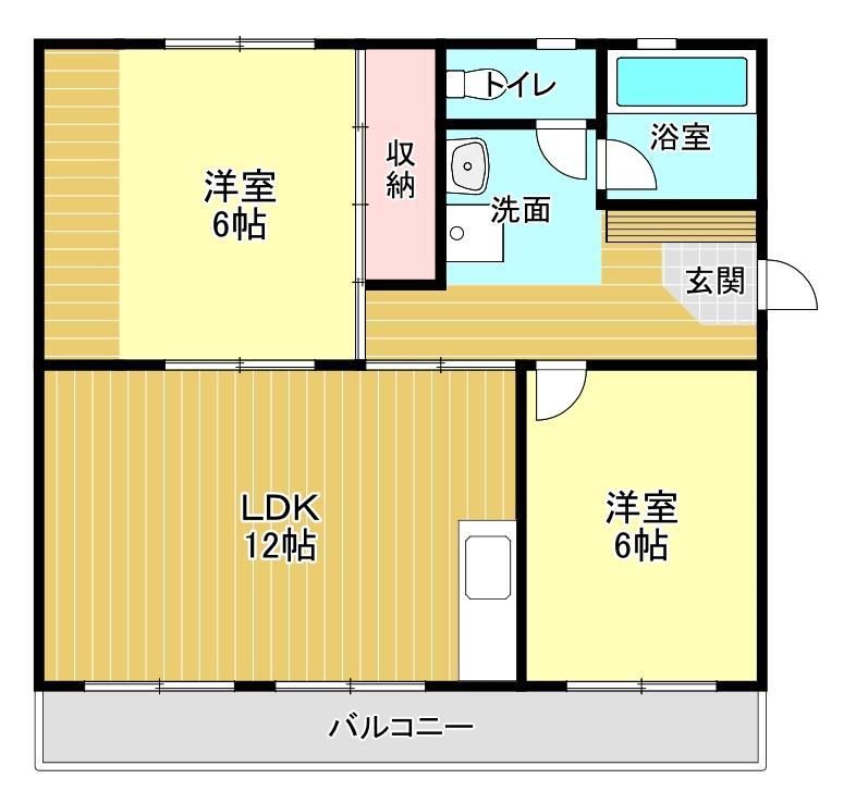 積志ハイツの間取り