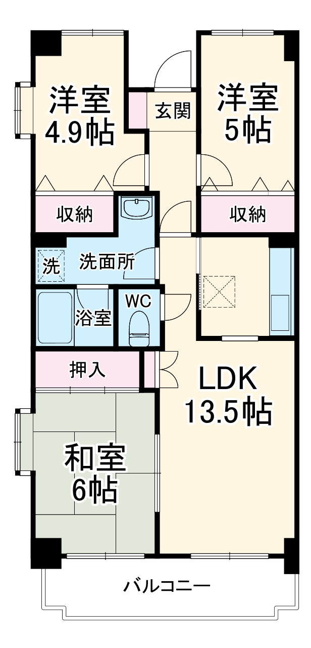 オーベルジュ青葉の間取り