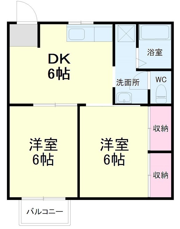 シャイニーフラットの間取り