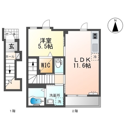 カーサ・ジラソーレの間取り