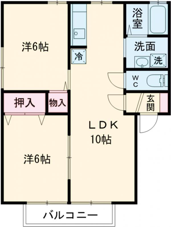 コーポS.Y.の間取り