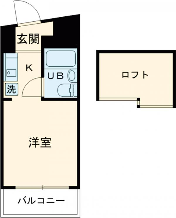 プラザ２１０ＹＡＮＯＫＵＣＨＩ・309号室の間取り