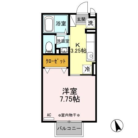 サンビレッジ足利の間取り