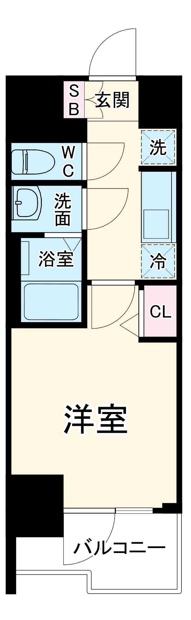 メイクスアート上前津Ⅵの間取り