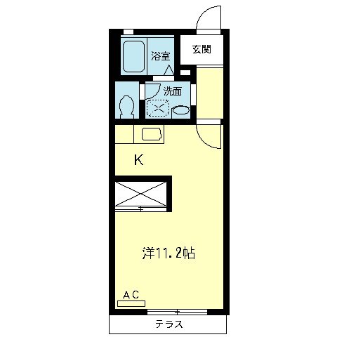 リブェールハイツBの間取り
