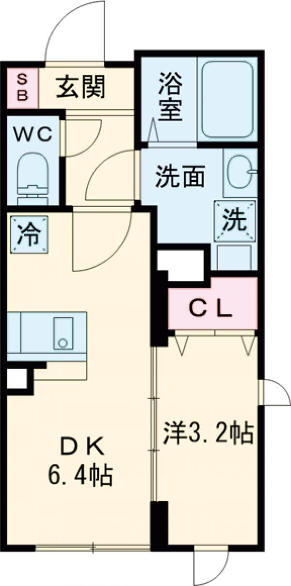 コンポジット品川戸越の間取り