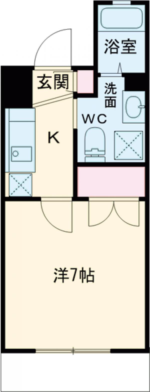 THE GARNET SUITE RESIDENCE西院Ⅰの間取り