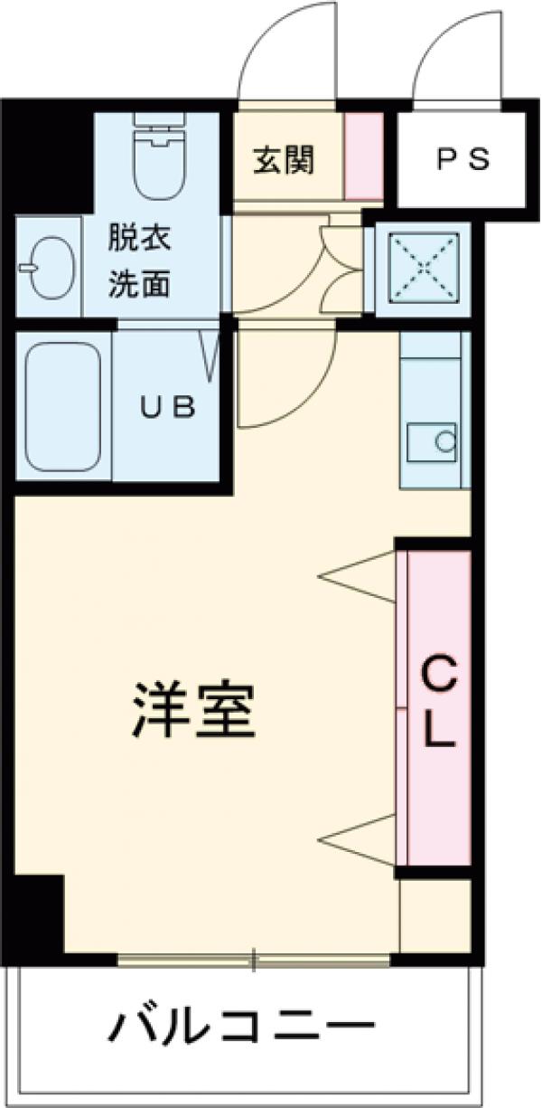 スカイコート両国壱番館・303号室の間取り