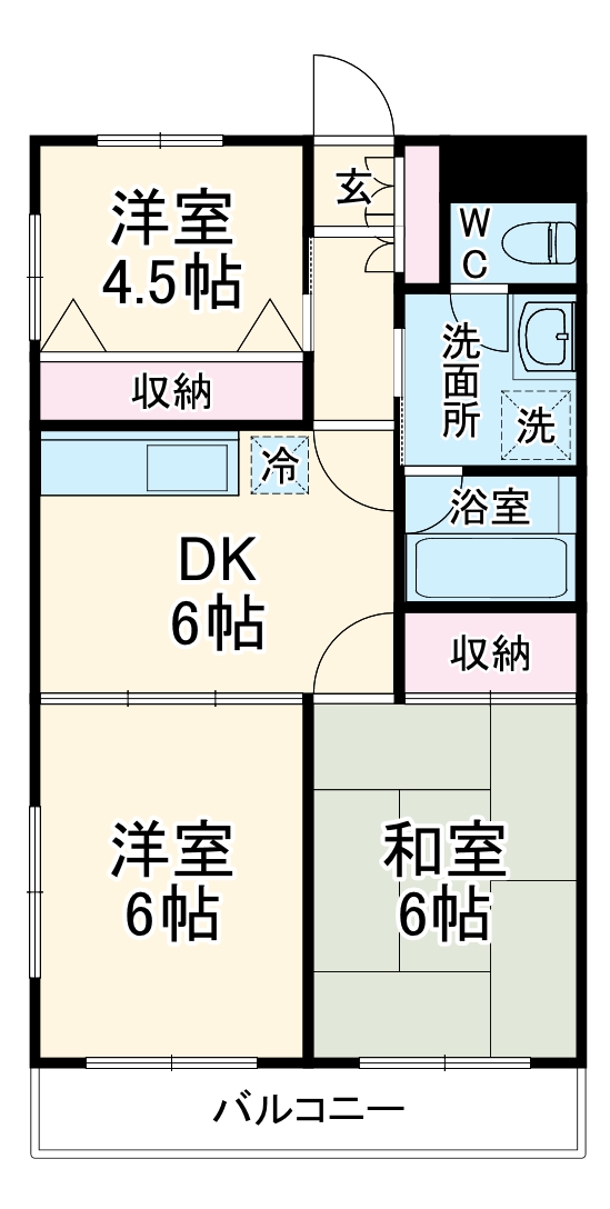 フローレンスの間取り