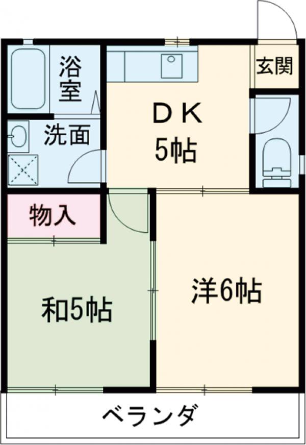 クリエールサンの間取り