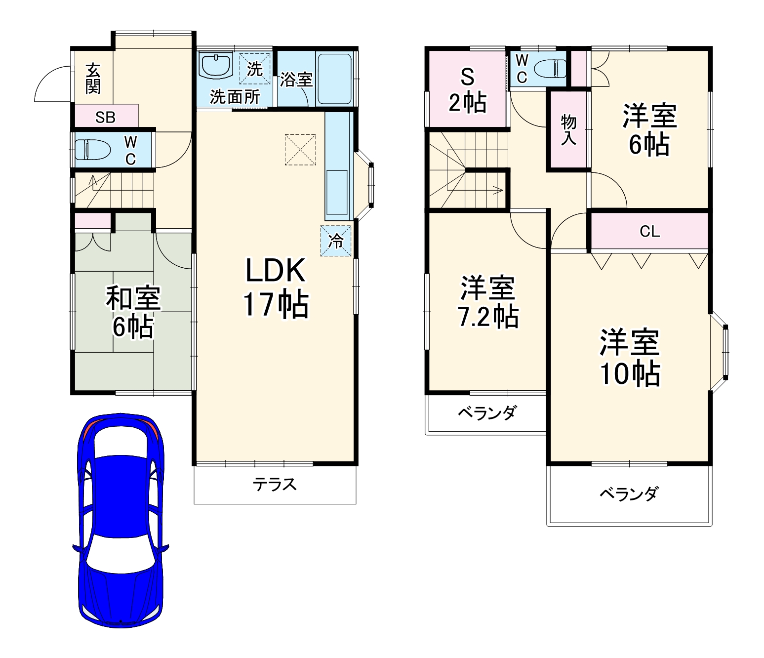 鈴野邸の間取り
