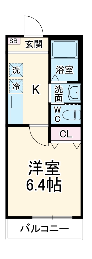 （仮称）キャメル新河岸3・101号室の間取り
