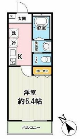（仮称）キャメル新河岸3・302号室の間取り