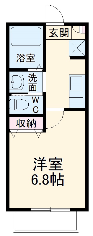 キャメル二和向台 A棟の間取り