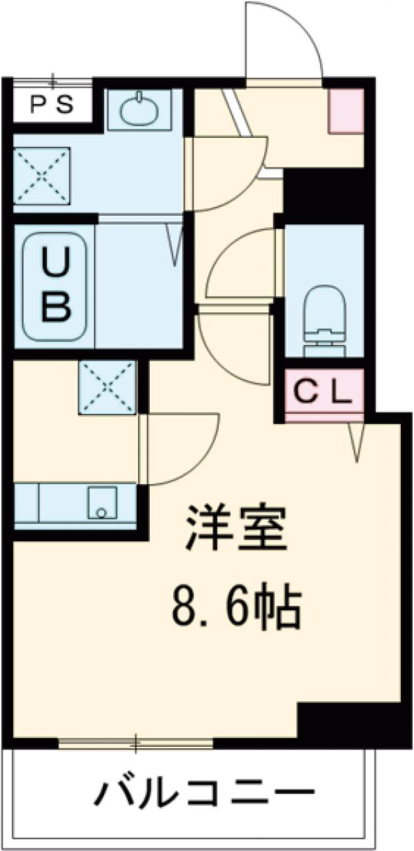 Courtyard Asakusaの間取り