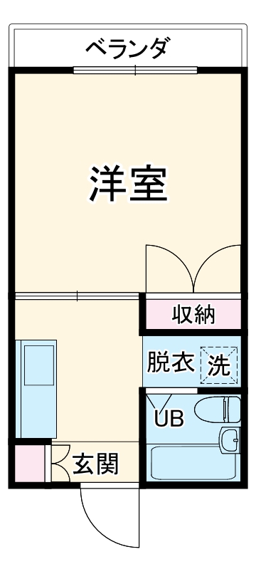 イワイハイツの間取り