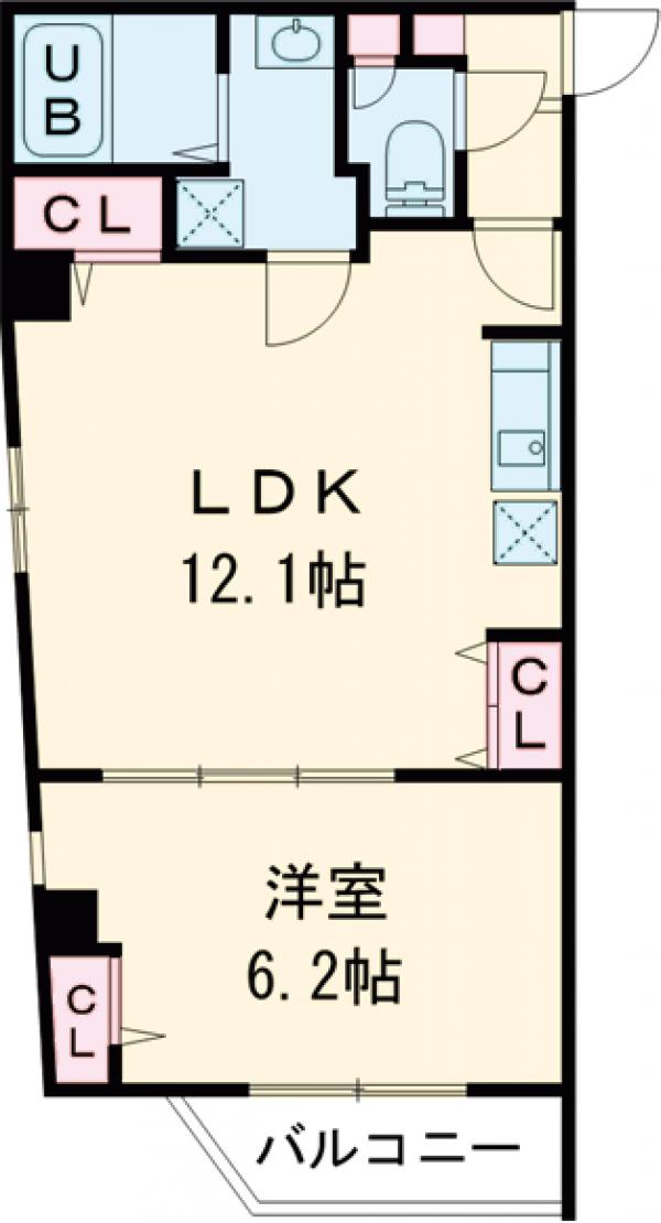 Courtyard Asakusaの間取り