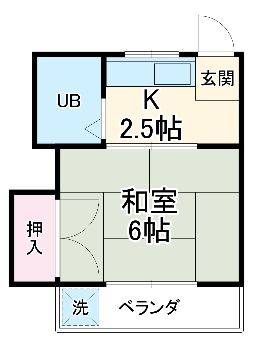 コーポ一之宮の間取り
