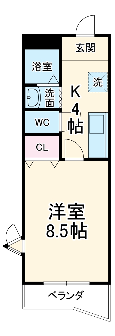 ベルボナールの間取り