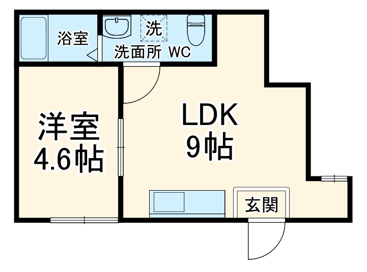 リベルテ村上の間取り