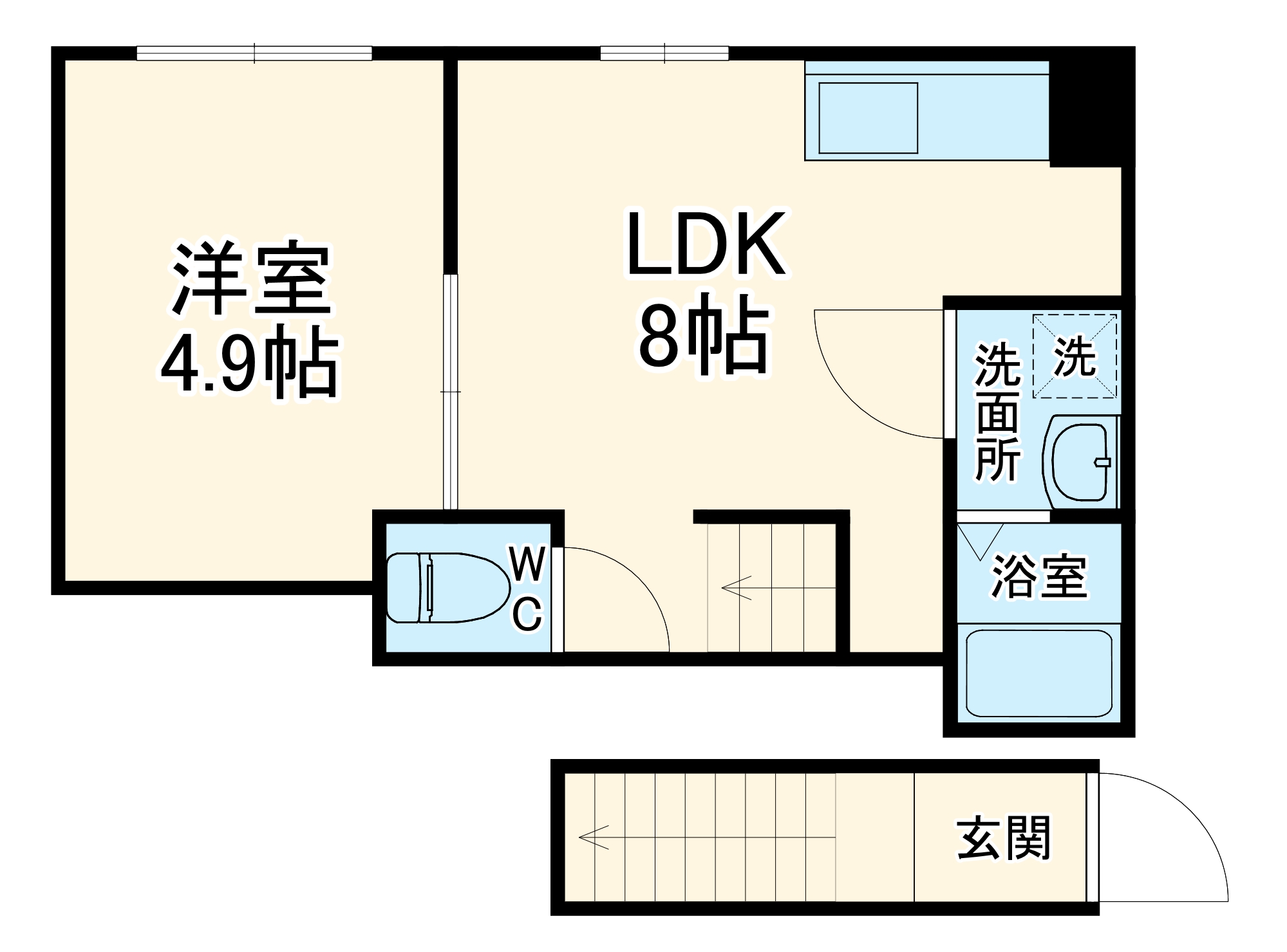 リベルテ村上の間取り