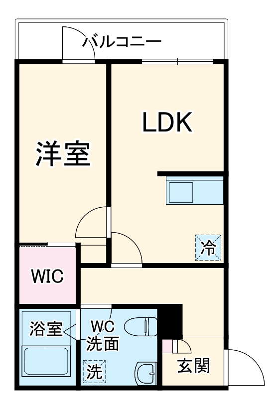 ＫＯＭＡ上尾五番町・105号室の間取り