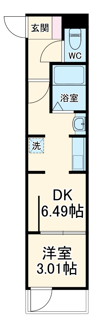 Grand　Foret・301号室の間取り