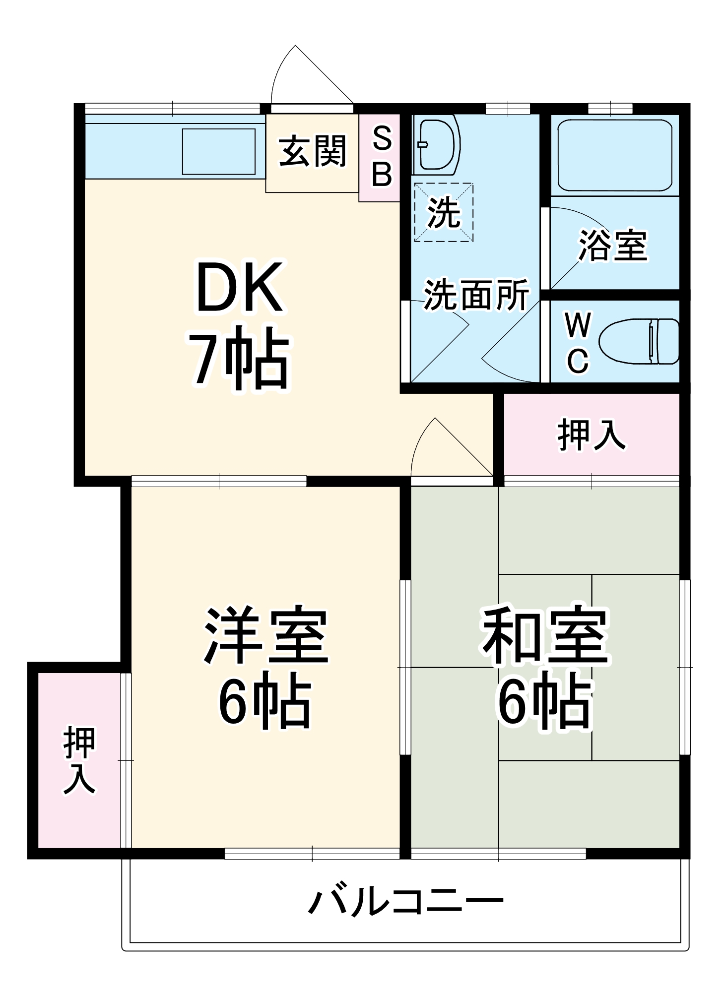 ホワイトキャッスルの間取り