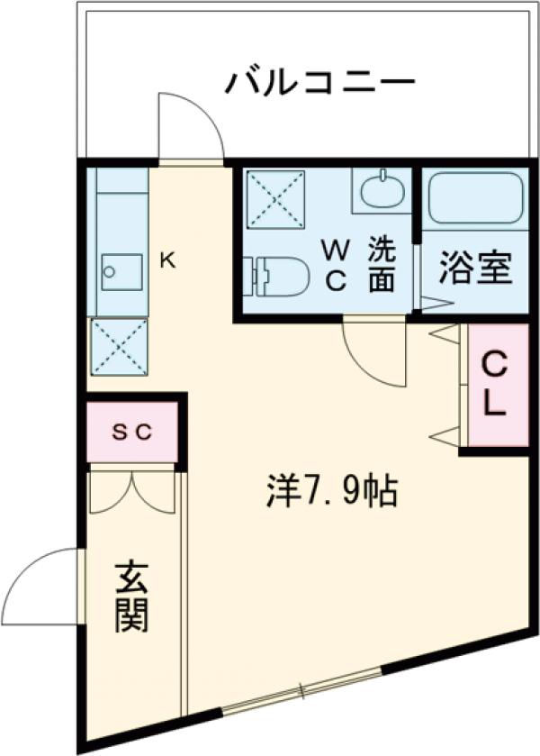 仮）宮坂町PJ・302号室の間取り