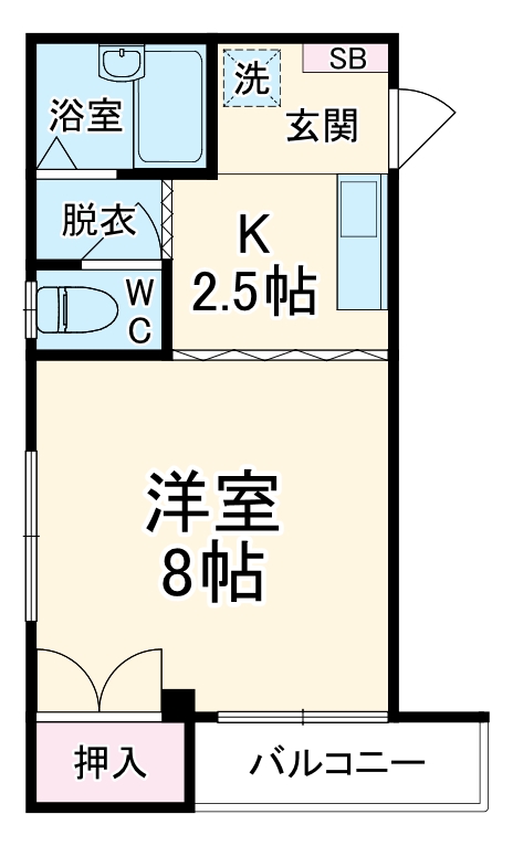 ファミール鈴木の間取り