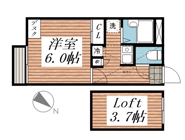 ハイツ南国分寺台の間取り