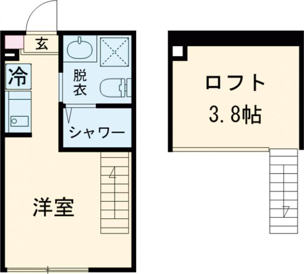 ハーモニーテラス下井草Ⅲの間取り