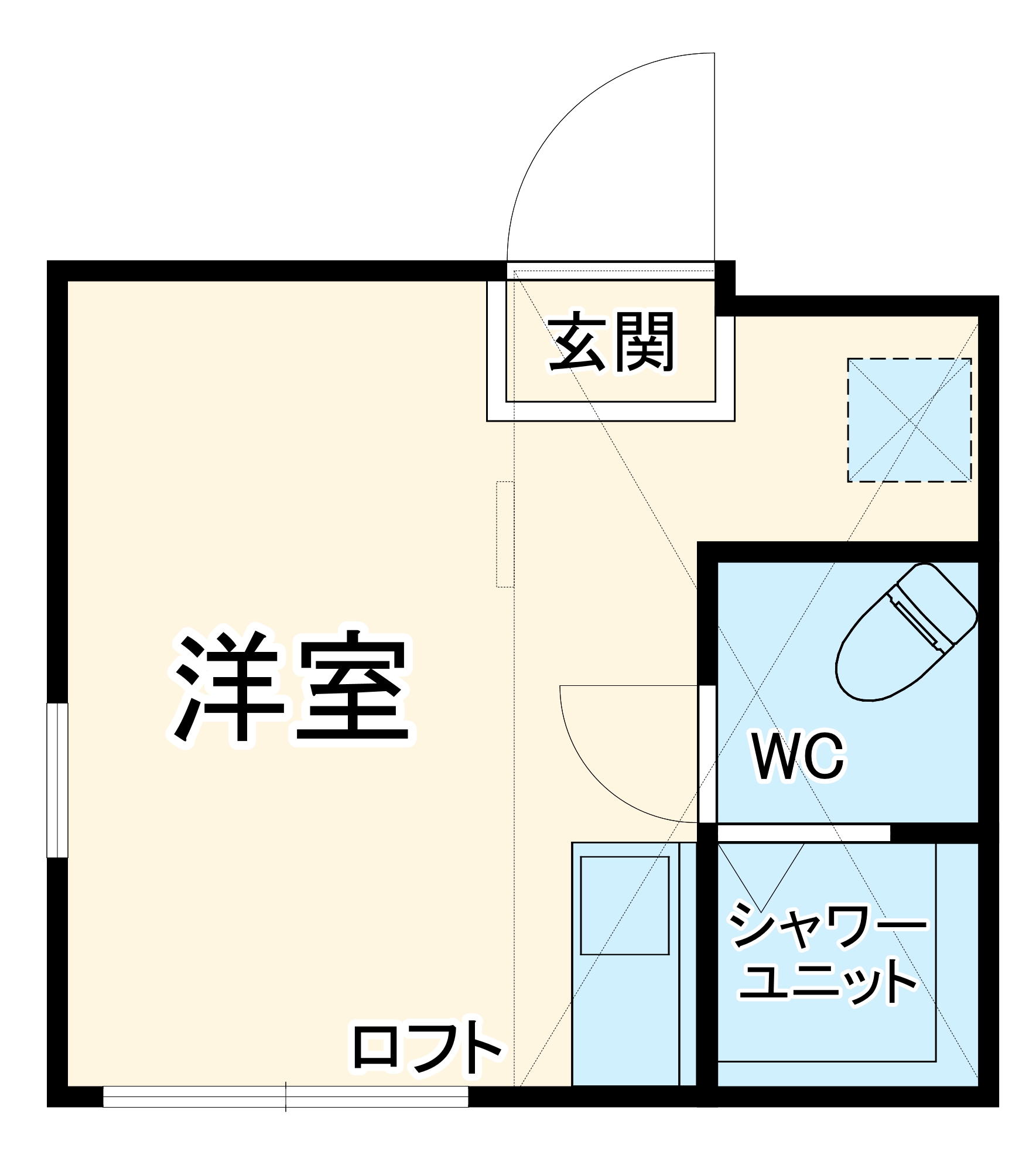 マーサプティ上星川の間取り