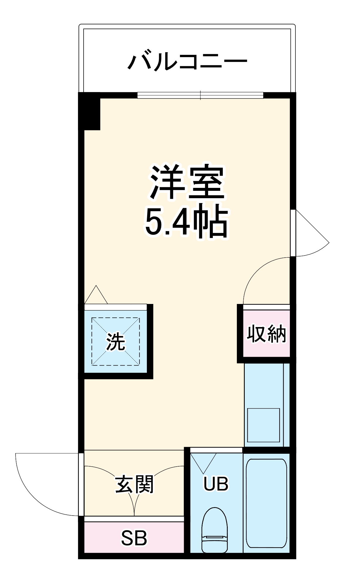 ノーブルコート子安の間取り