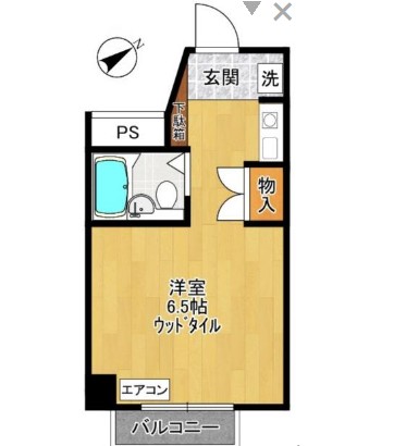 ドールハウス・302号室の間取り
