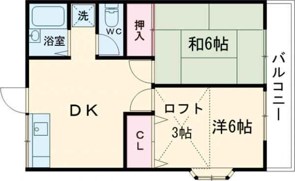 パークサイドTAMAの間取り