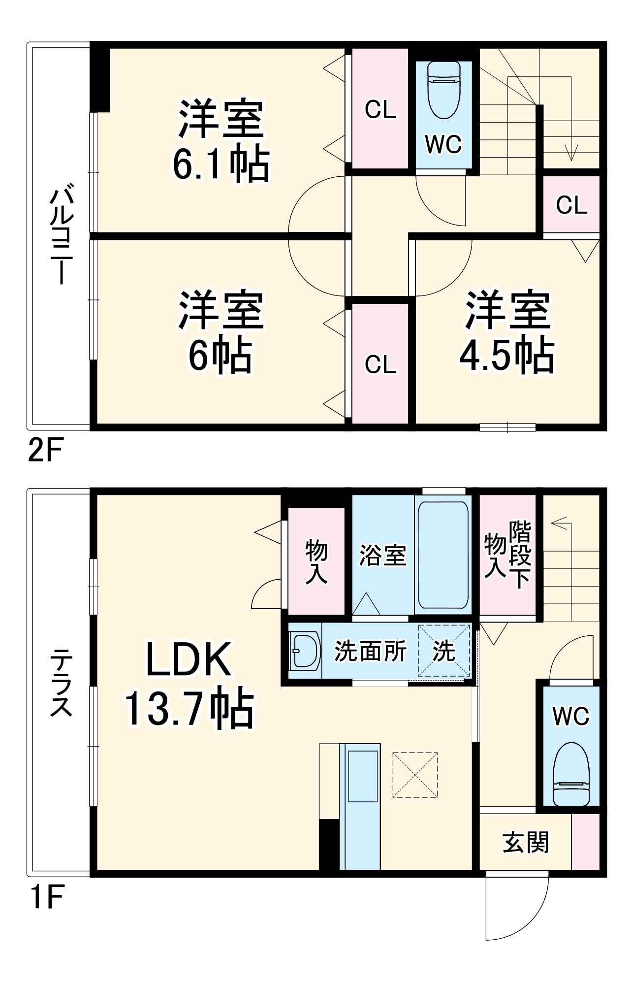 スリジェ元町の間取り