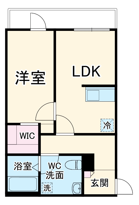 ＫＯＭＡ上尾五番町・204号室の間取り