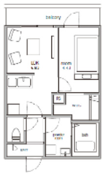 KOMA上尾五番町の間取り