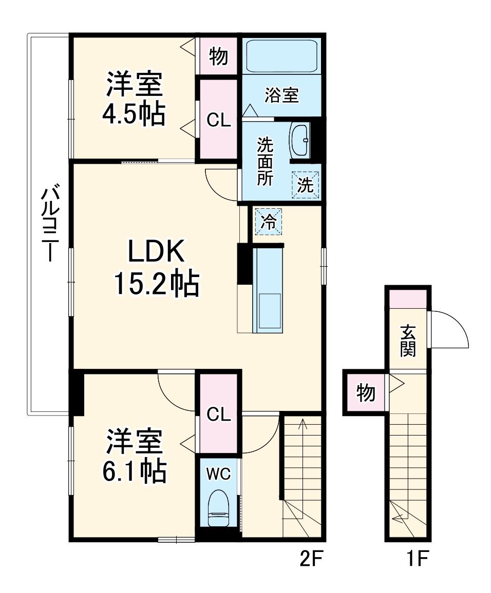 スリジェ元町の間取り