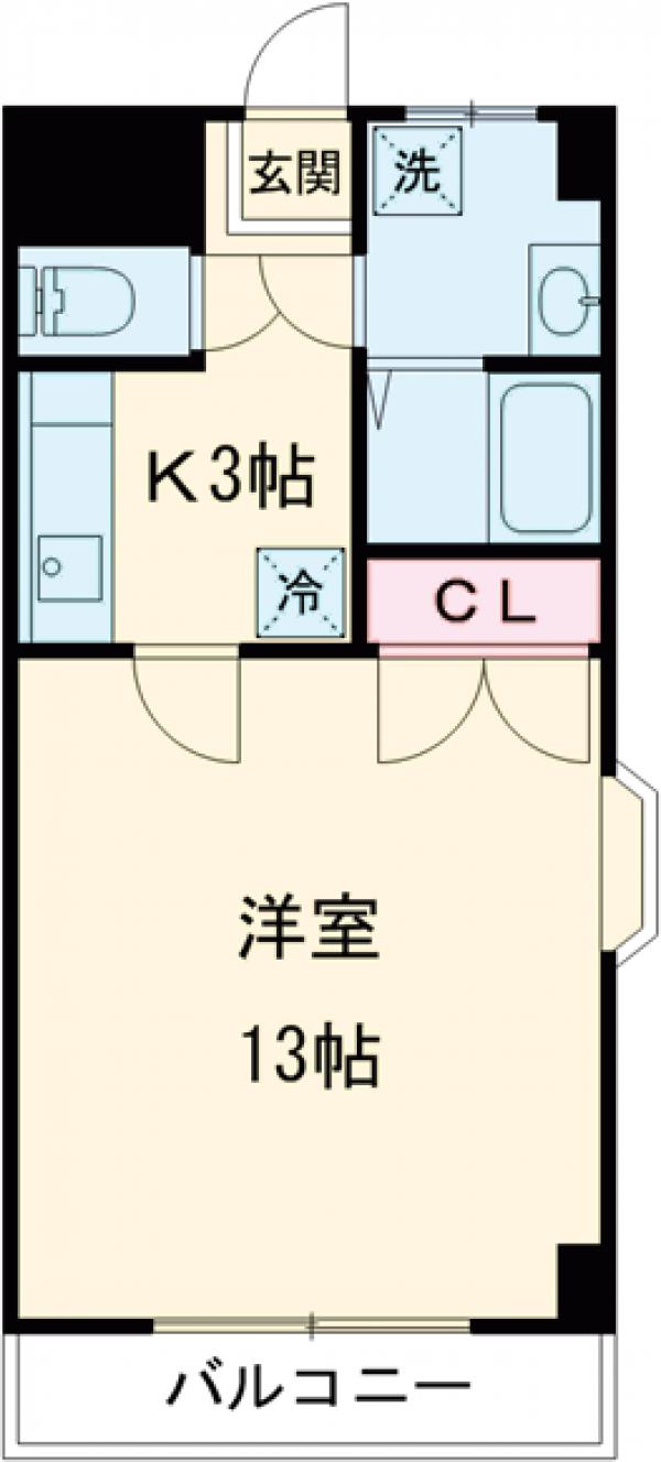 エイトハイツCの間取り