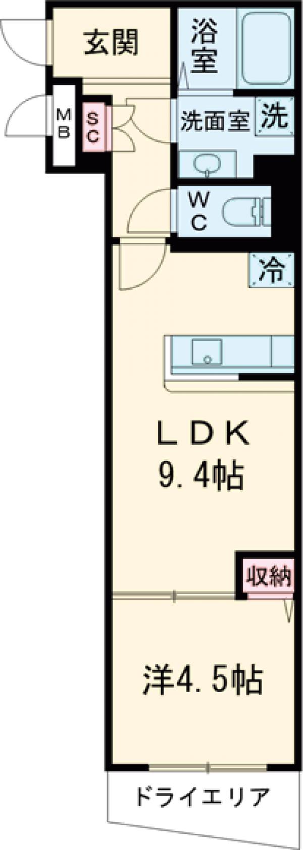 NEXAS EBARAの間取り