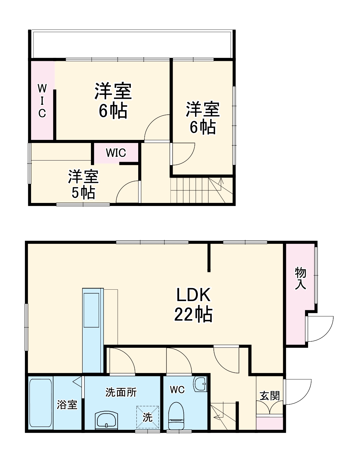 横濱の丘の間取り