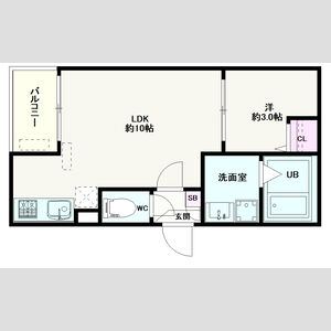 Jack sunashindenⅠの間取り