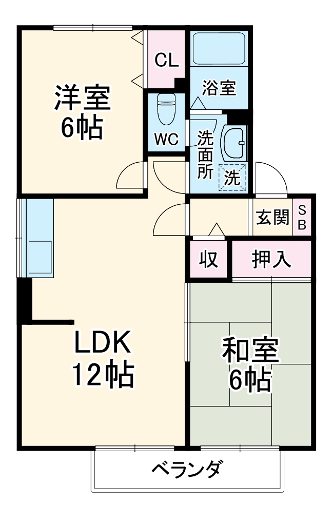 グランシャリオDの間取り