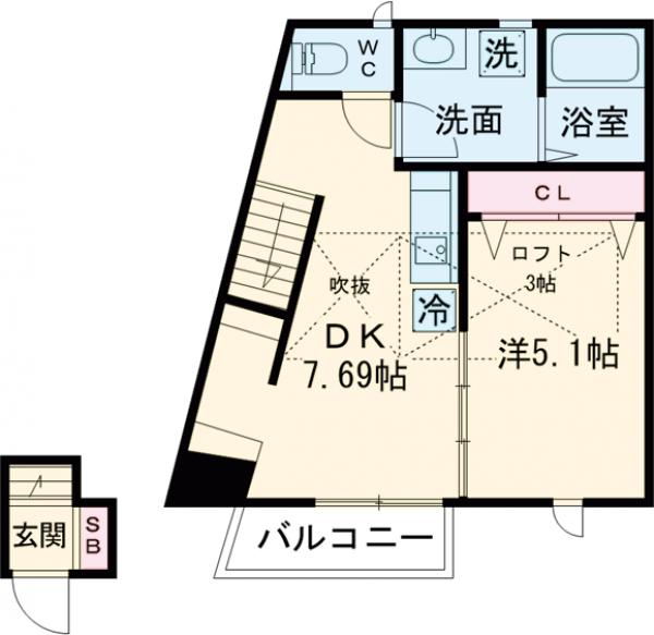 CS GARDEN 等々力の間取り