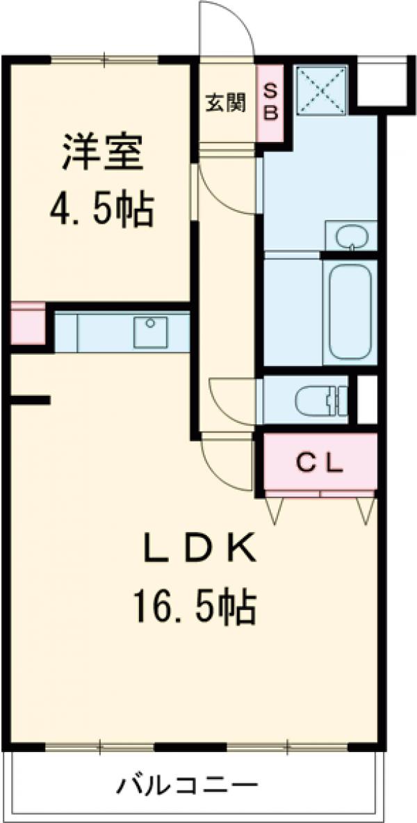 綴マンションの間取り