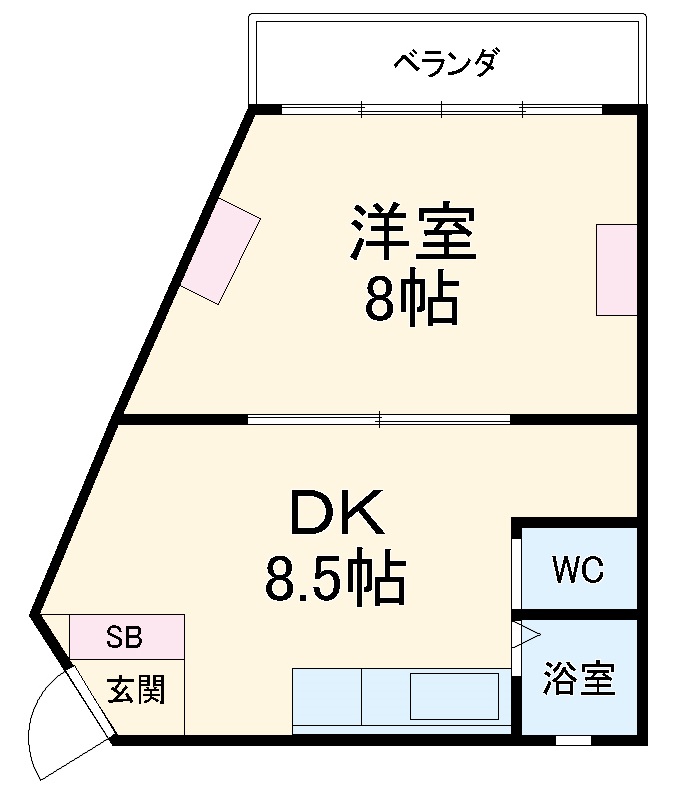 奥山ビルの間取り